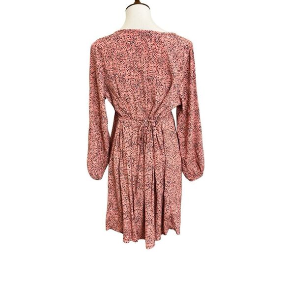 The Nines by Hatch Pink Ditzy Floral Babydoll Maternity Dress Size Large - Picture 2 of 6